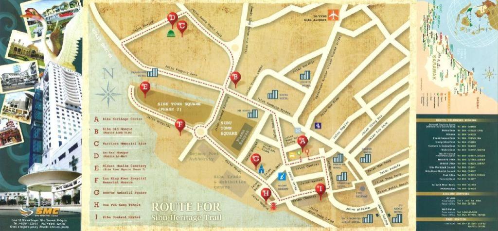 Rh Hotel Sibu Exterior photo